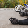 a man after a motorcycle accident