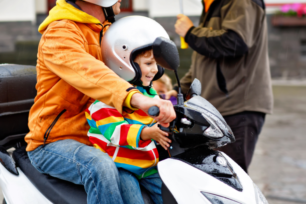 Minors as Motorcycle Passengers in California