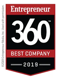 Entrepreneur 360 Best Company 2019 badge