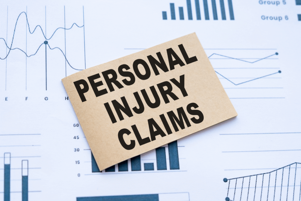 Personal Injury Claims Card on Financial Charts