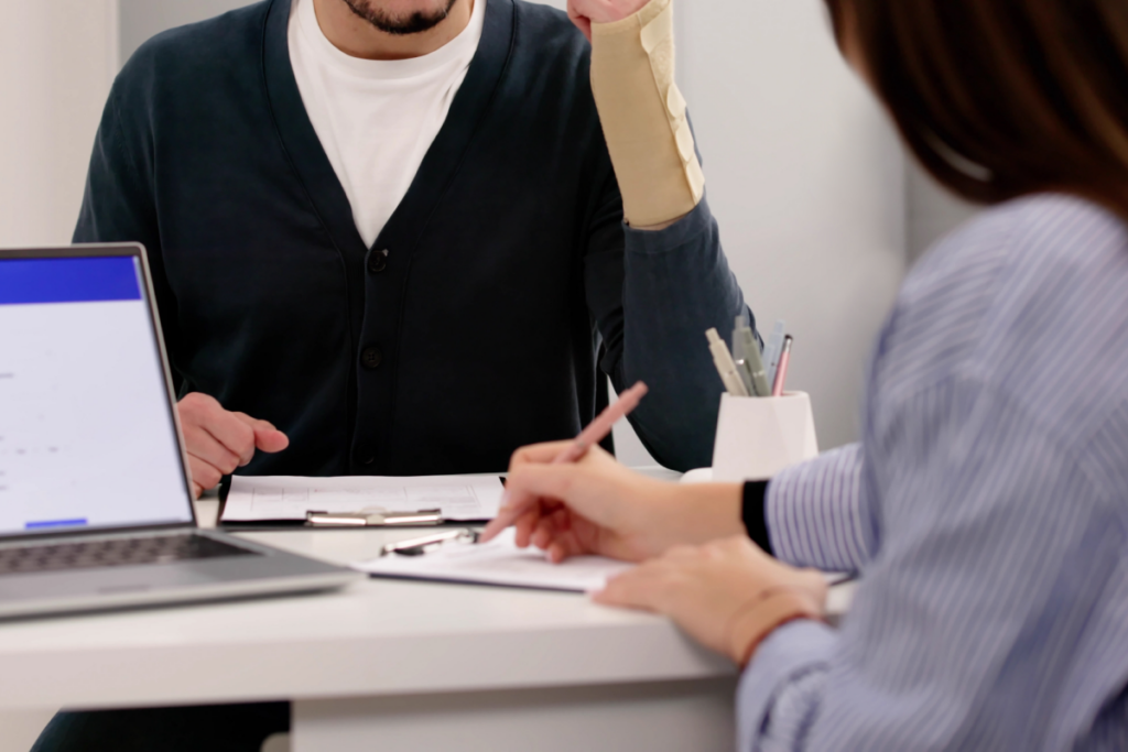 Slip and fall case paperwork review